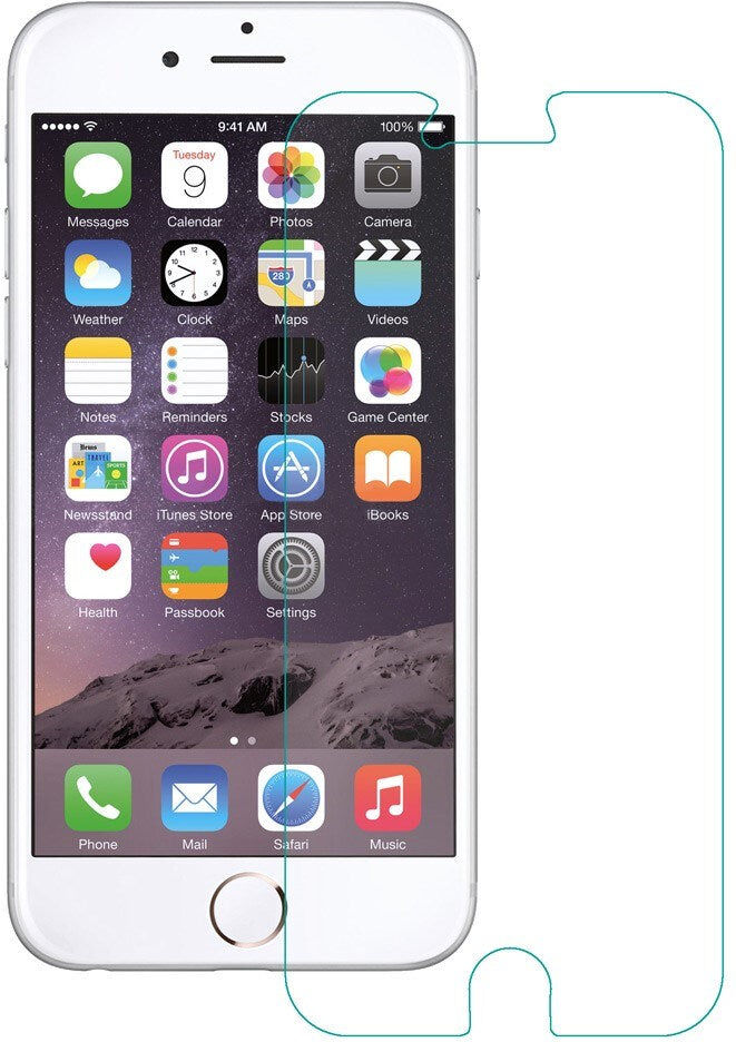 INCOVER Skærmbeskyttelsesglas til iPhone 6 / 6s - Gennemsigtig