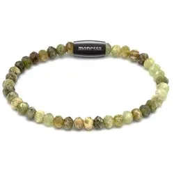MONESSA Armband Edelsteine Magnetverschluss Edelstahl