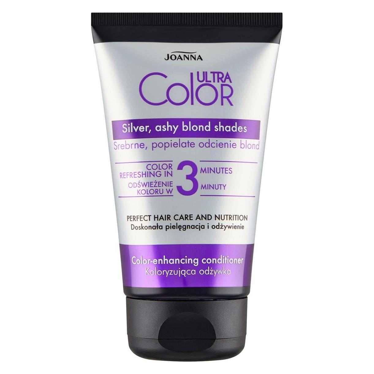 Joanna Ultra Color Color-Enhancing Conditioner Coloring Conditioner Silver Andh Shades Ofond 100G (5901018020606)
