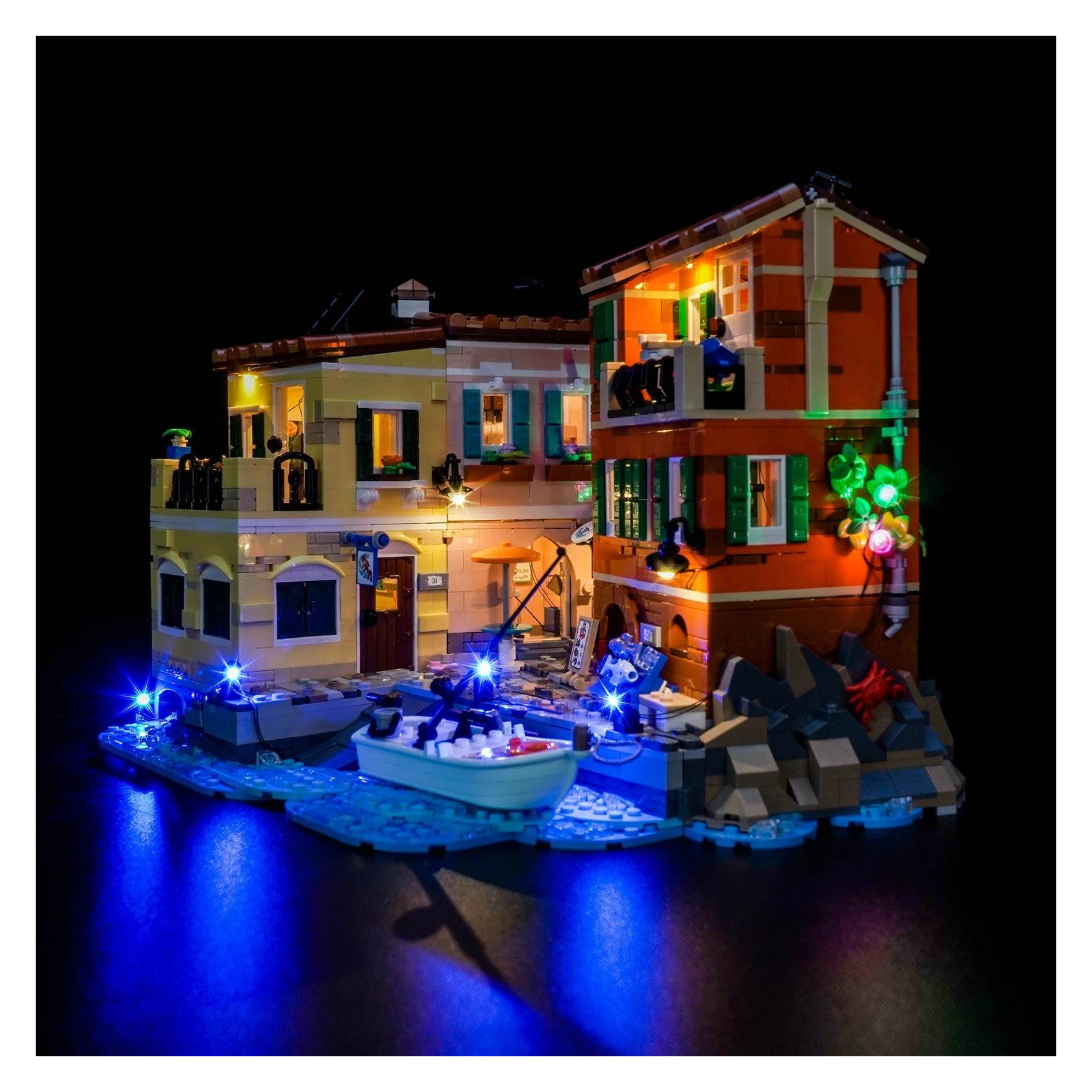 BrickBling LED Licht Set für LEGO Die Italienische Riviera (21359) inkl. Fernbedienung (P95702)