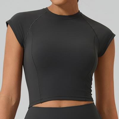 Daily Discovery Women's Quick Dry Gym Top Compression Fitness Workout Shirt gray s
