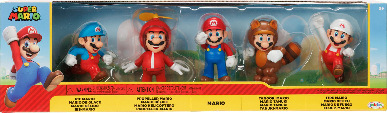 Super Mario Figuren, set van 5