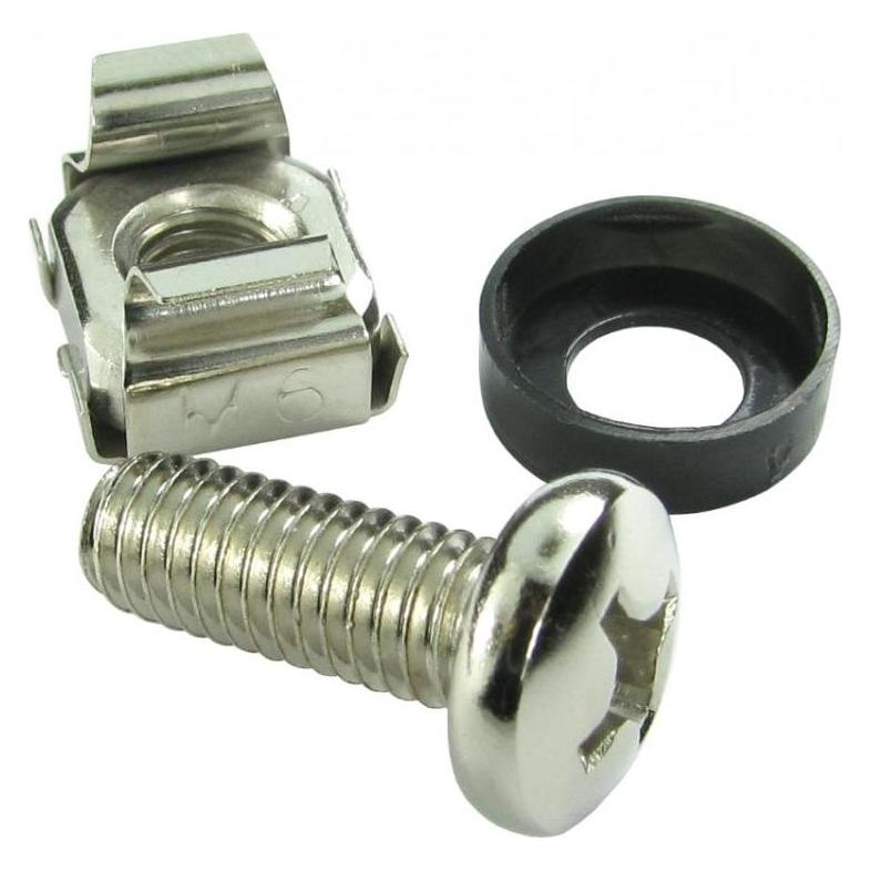Cables Direct CDL Pack of 10 M6 Cage Nuts Nick (CAGE01-10NL)