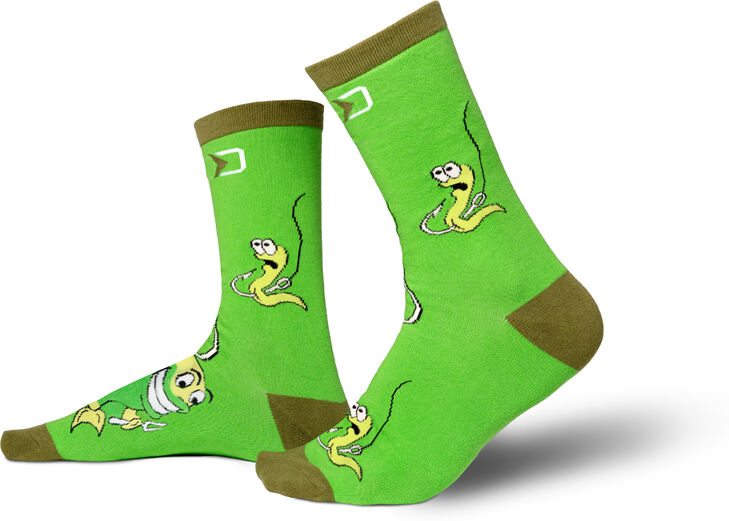 Lot de chaussettes dans une canette Delphin BEEROX WORM taille 41–46 /2 paires taille 41–46 / 2 paires