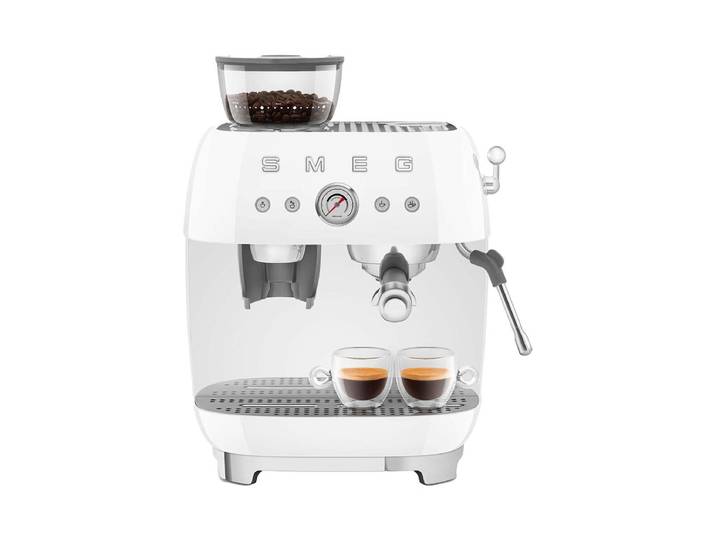 Smeg EGF03WHEU 50 s Style Espressomaschine Weiss'