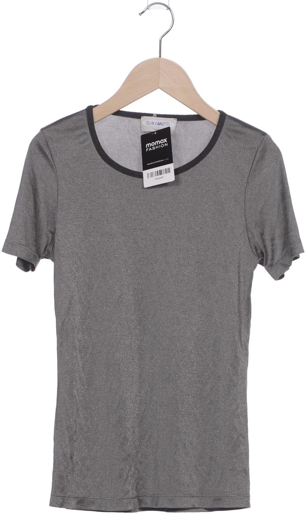 Elisa Cavaletti Damen T-Shirt, Grau, Gr. EU 36 (IT 42), kein / Etikett - Second Hand