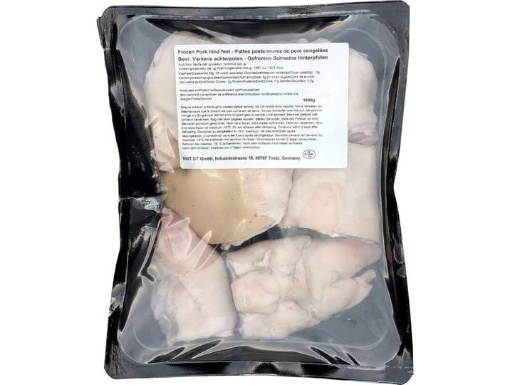 Pieds arrière de porc - 1400 g