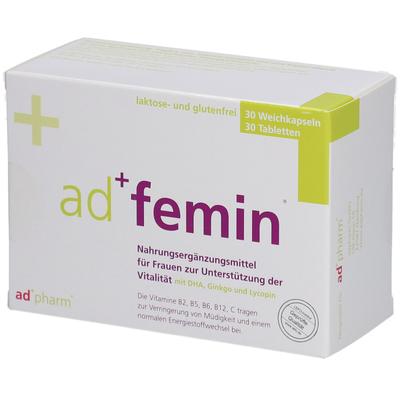 Adfemin Monatspackung 30 Weichkaps.+30 Tabl. 1 St Kombipackung