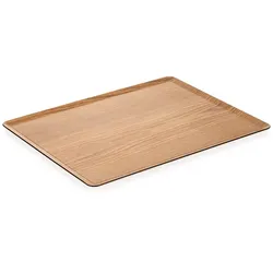 3x Tablett Grip & Serve, 43 x 33 cm, rutschfest, Polyurethan, melaminverstärktes Papier