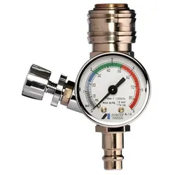 IWATA HiVC-2 NEW IMPACT-CONTROLLER Manometer Luftregler inkl. Schnellkupplung
