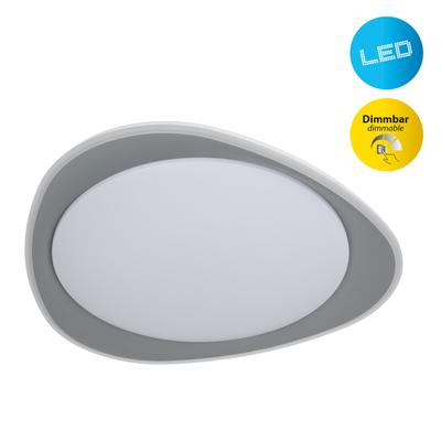 NÄVE LED Deckenleuchte "Tokio", weiß, 1, Ø 45,5cm H: 5,7cm, 1 Stk., Leuchten, 3 stufig dimmbar per Wandschalter 25/50/100%, Memory, LED neutralweiß, LED Deckenleuchte