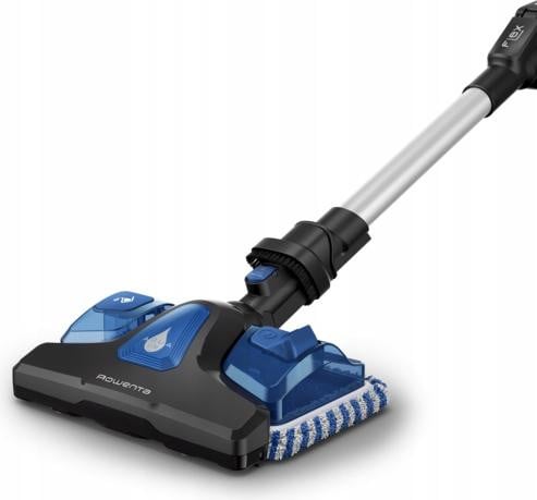 Rowenta ZR0096 X-Force Aqua Head Slim voor zuigen en dweilen, grijs/blauw, B: 33,5 cm, D: 24,5 cm