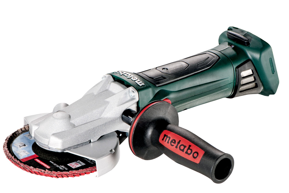Metabo Akku-Fl.kopf-Winkelschleifer WF18LTX 125