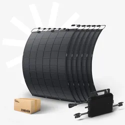 1350Wp Balkonkraftwerk mit 6 Flex 225 W Modulen Solaranlagen-Set Flex 6x | kleines kraftwerk