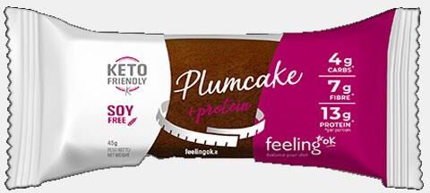 FEELING OK PLUMCAKE +PROTEIN CACAU 45g