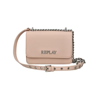 Umhängetasche REPLAY "Replay Taschen Lederimitat", Damen, Gr. onesize, orange (peach), Lederimitat, Taschen Umhängetasche