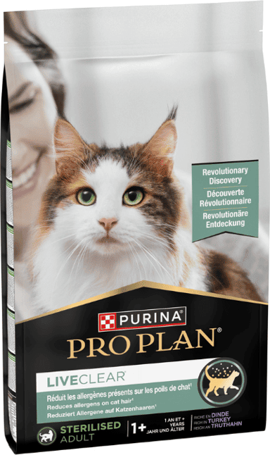 Pro Plan Liveclear Sterilised Adult Peru 1400g