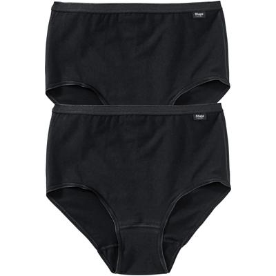 Formslip SPEIDEL "Shape", Damen, Gr. 52, schwarz, Obermaterial: 92% Baumwolle, 8% Elasthan, unifarben, Unterhosen Formslip, bequem, elastisch, figurbetonend, basic, Baumwollmix