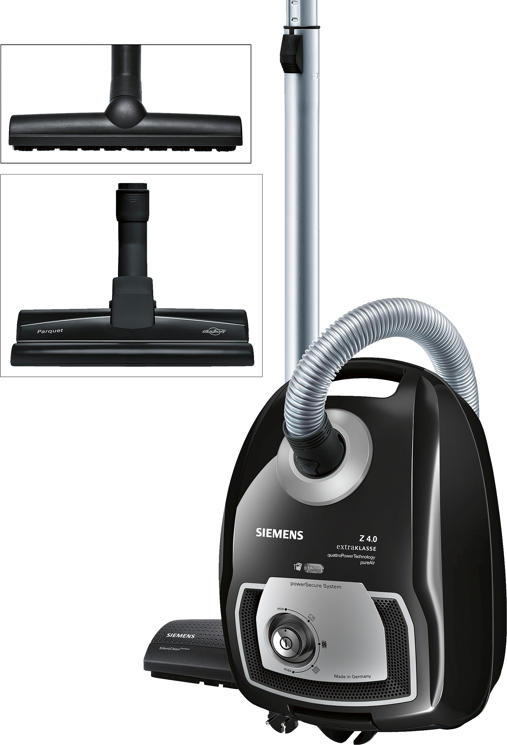 Siemens VSZ4GMJUBI, 600 W, Zylinder-Vakuum, Trocken, Staubbeutel, 4 l, 75 dB