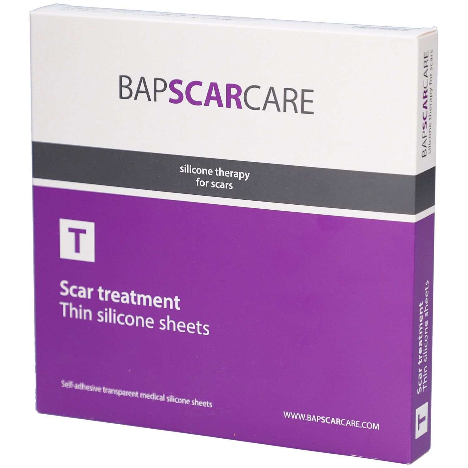 Bap Scar Care T Transparant Siliconen Littekenverband 5cm x 30cm 10 St Pflaster