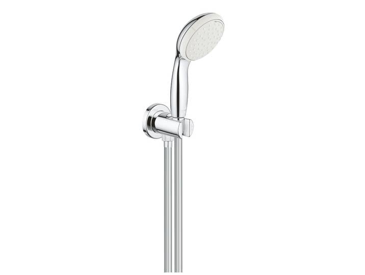 Tempesta 100 Support de douche mural avec douchette 2 jets, Chrome (26406001)