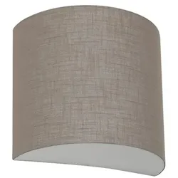 ROSSINI ILLUMINAZIONE Vivien Wandleuchte mit taubengrauem Stofflampenschirm – E27 IP20 75W Anschluss – Elegante Wandleuchte – Rossini Group