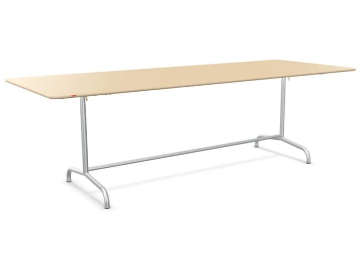 Metall-Tisch Rigi Feuerverzinkt von Schaffner / Farbe: Pastellbraun / Grösse: 240 x 90 cm