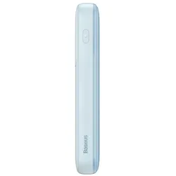 Baseus Powerbank Comet with USB to USB-C cable, 10000mAh, 22.5W (blue) (10000 mAh, 22.50 W), Powerbank, Blau