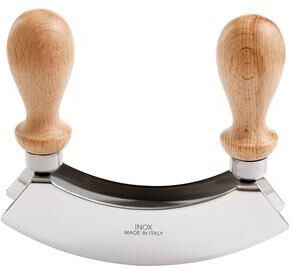 Fante's Fantes Double Mezzaluna Rocking Chopper Knife, 9.5-Inch