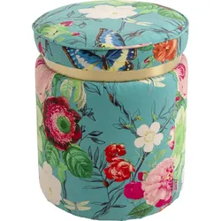 Hocker FLOWER FEVER (DH 39x47 cm) - Bezug: Stoff - DH 39x47 cm