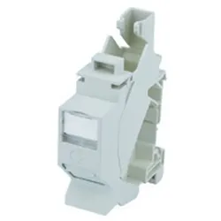 Telegärtner Tragschienen-Verbinder TS45 inkl. AMJ-S-Modul Cat.6A T568A