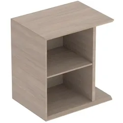 Geberit iCon Seitenelemet 502325JH1 37x40x27,3cm, für Handwaschbecken, eiche natur/Melamin Struktur