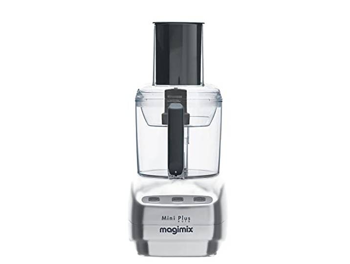 magimix Küchenmaschine - Mini Plus, Multifunktions-Küchenmaschine, Chrom Kompakte 400W Multifunktions-Küchenmaschine mit 2 Schüsseln (1,7L & 0,5L), Edelstahlmesser, Mixerfunktion