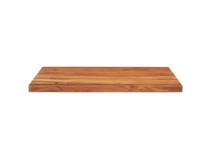 KTHLBRH Tischplatte rechteckig 110 x 80 x 2,5 cm Massivholz Akazie Pflegeleichte Oberfläche, rustikales Design, vielseitig für Bar oder Esszimmer, Finish u