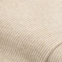 Feinripp-Strickstoff "Glitzer", creme
