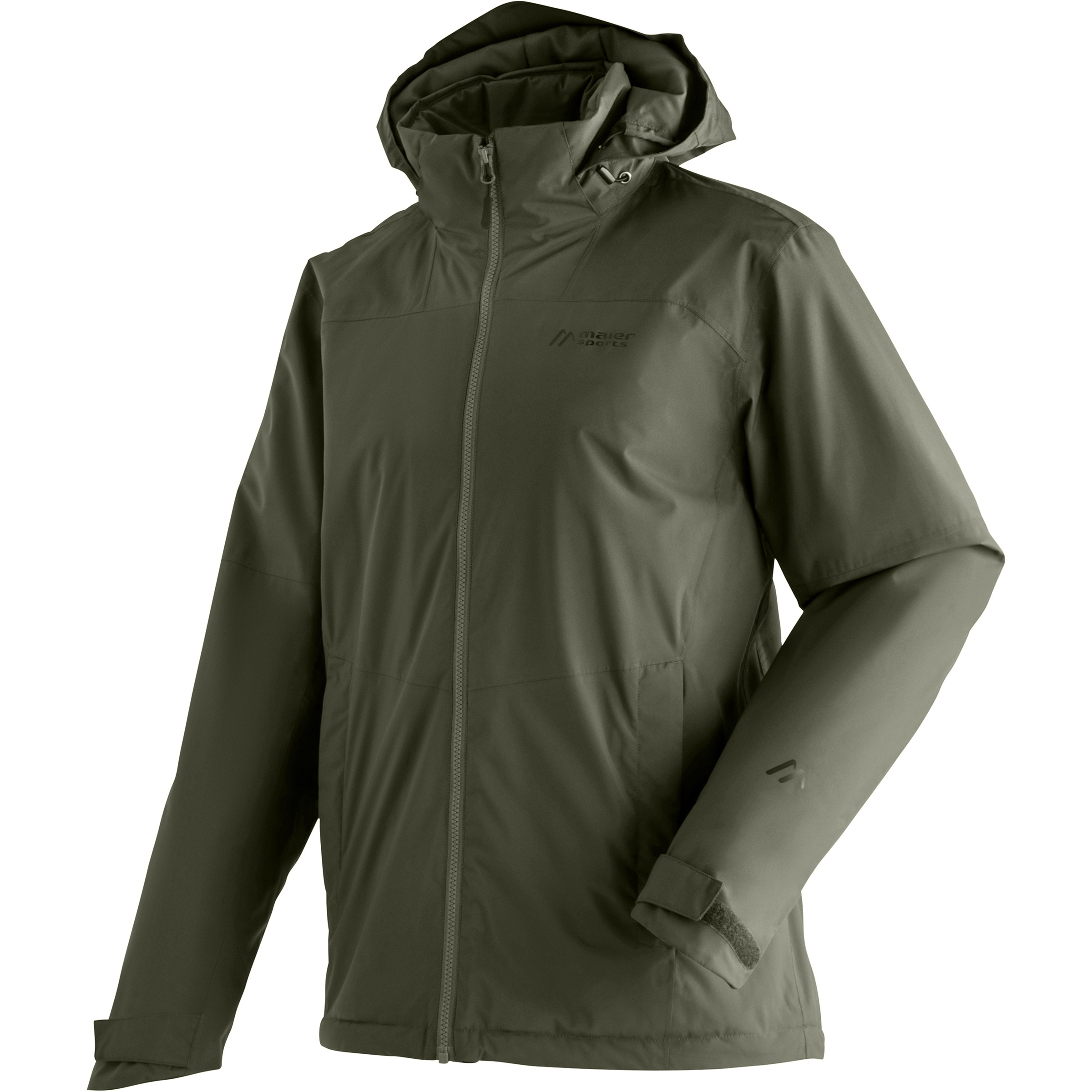 Maier Sports Metor Therm Rec Herren Kunstfaserjacke schwarz Größe 6XL Trekking Isolierend Wasserabweisend