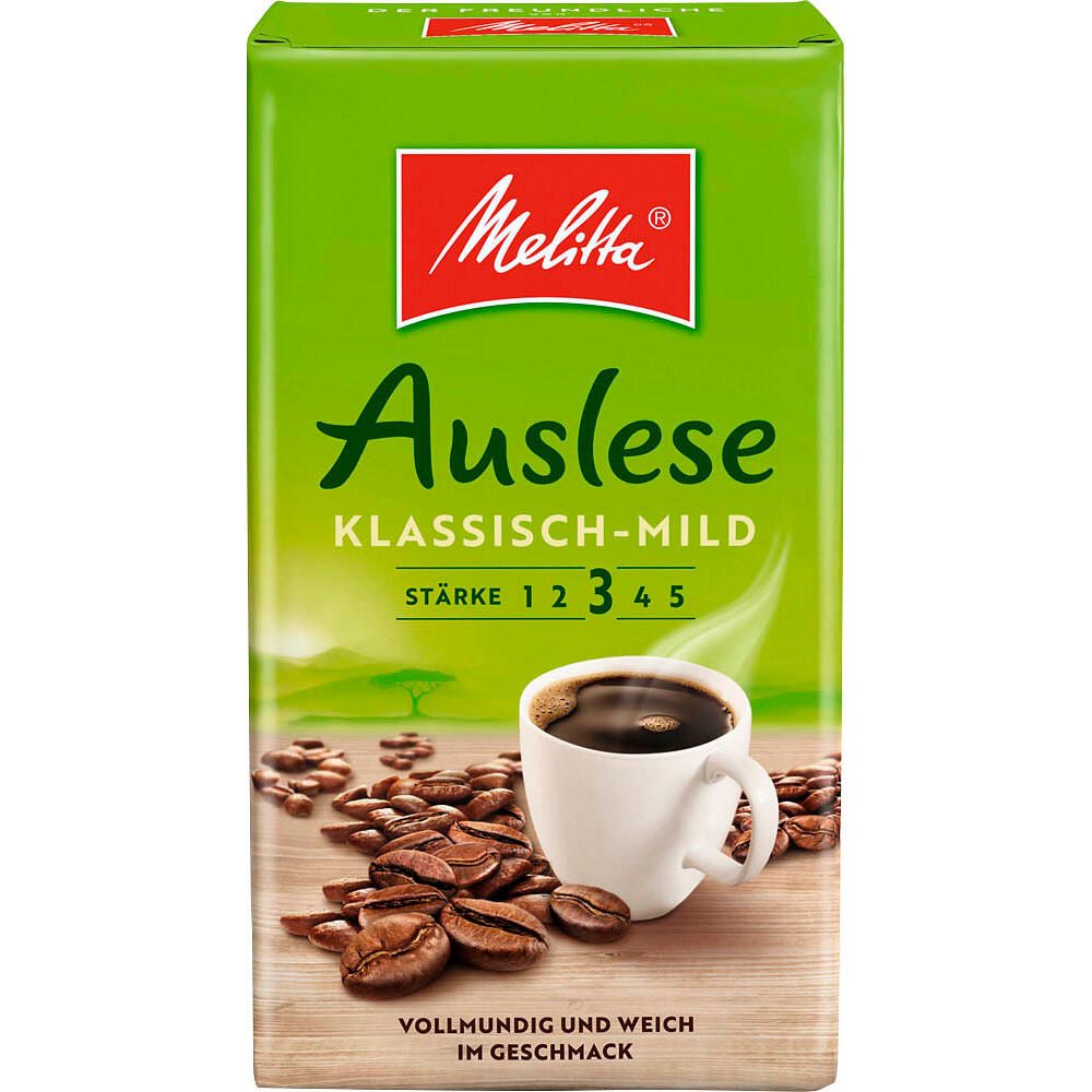 Melitta Kaffee Auslese Klassisch-Mild 500,0 g 02211