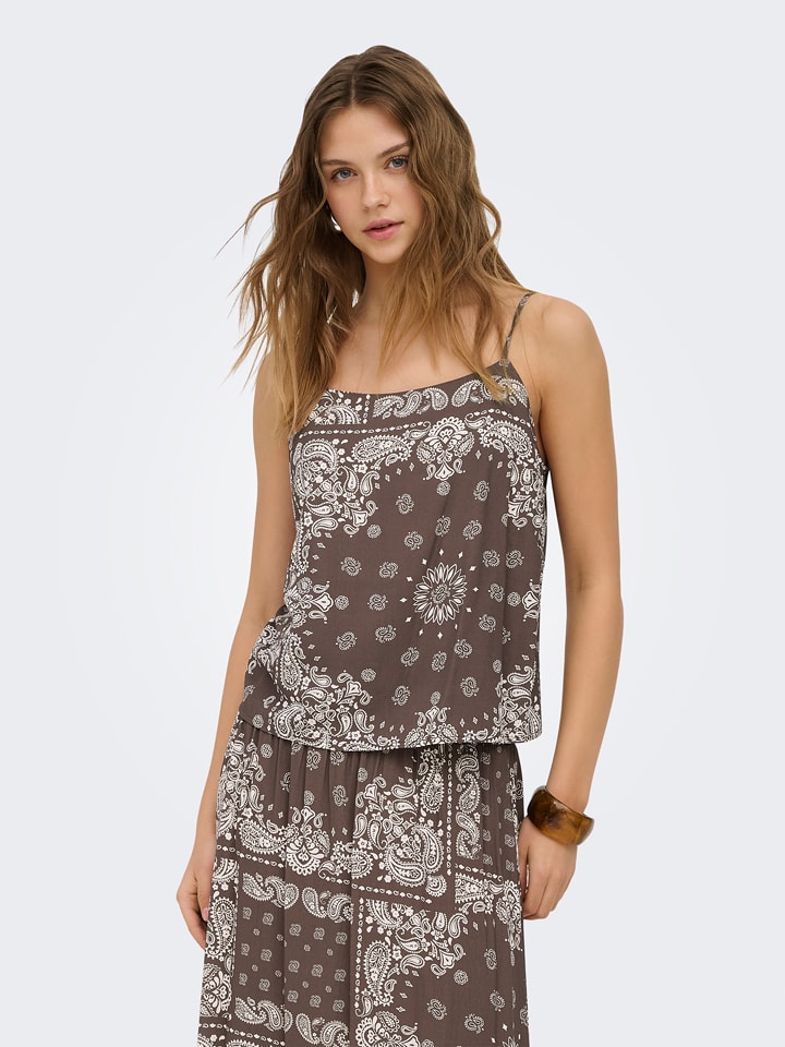 ONLY Top in Braun - S