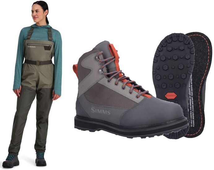 Simms Womens Tributary Waders Combo 2023