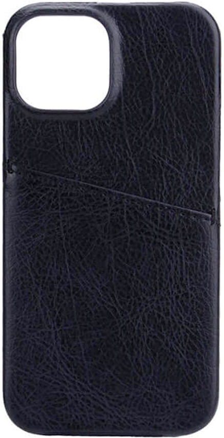 Onsala iPhone 13 Mini Onsala Collection Læder Bagside Cover m. Kortlomme - Sort