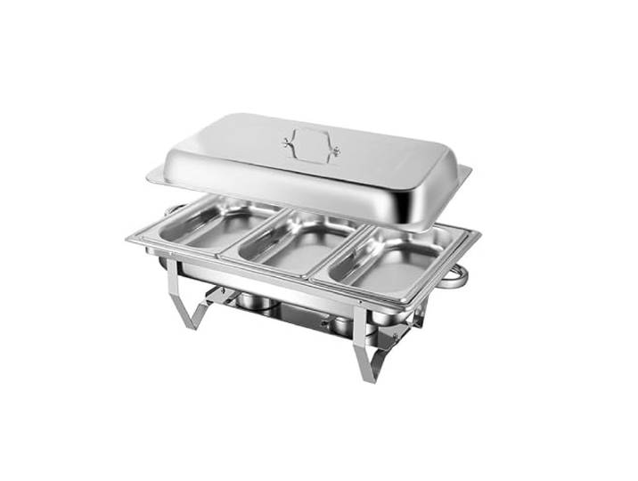 Chafing Dishes for Buffet Chafing Dish Buffet-Set Speisenwärmer Mit verschiedenen Speisepfannen, Kombi-Speisewärmer for Veranstaltungen und Hochzeiten