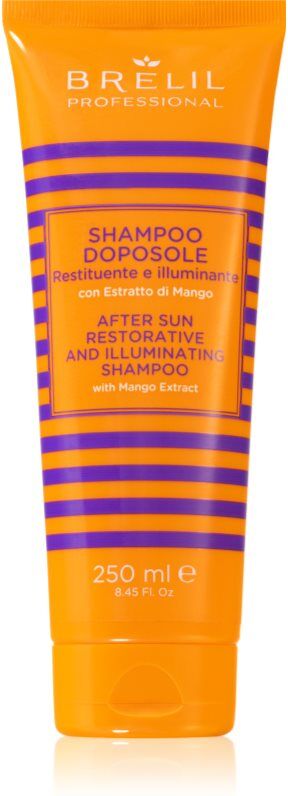 Brelil Professional Solaire After Sun Shampoo shampoing nourrissant pour cheveux exposés au chlore, au soleil et à l'eau salée 250 ml