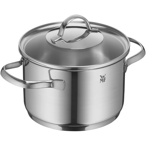 WMF Provence Plus Cromargan High Casserole, zilver, 16 cm, 1,9 liter