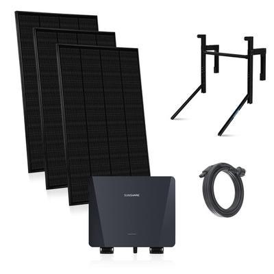 SUNSHARE Ray 600W Balkonkraftwerk mit bohrfreier Betonhalterung