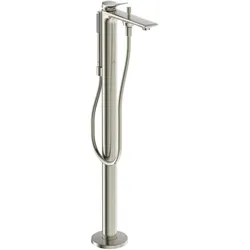 Ideal Standard freistehende Badewannenarmatur Conca mit Stick-Handbrause Ausladung 204mm Silver Stor BD460GN