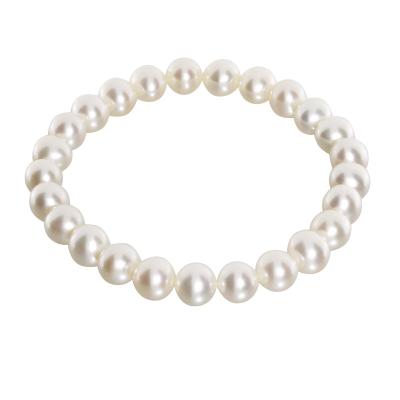 Armband OSTSEE-SCHMUCK "Ostsee-Schmuck Armband Ingrid 7 Armband Ingrid 7", weiß, Armbänder, Damen, 19cm, Perlen, Armband