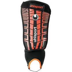 Uhlsport Schienbeinschützer Flex Plate Black/Fluo Red M - Größe:M