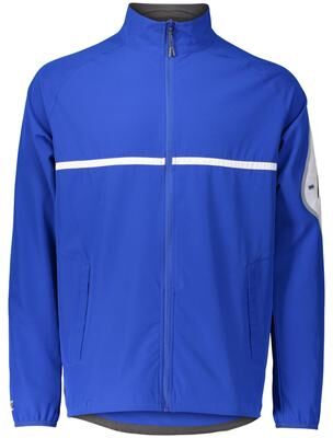 Holloway 229543 Weld Jacket in Royal/White size Small   Polyester/Spandex Blend