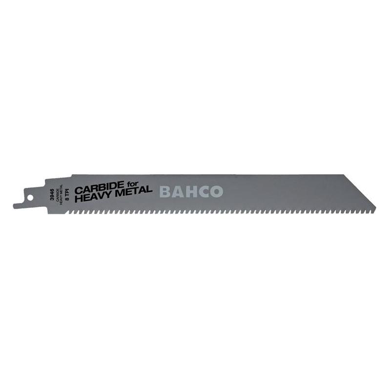 Bahco Hartmetallbestückte Säbelsägeblätter für Schwermetall - 8 TPI 228 mm (3946-228-8-HST-1Pbahco)