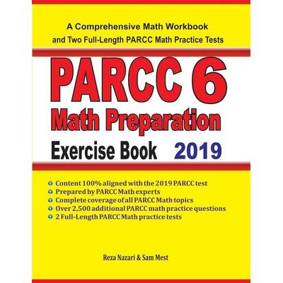 PARCC 6 Math Preparation Exercise Book, Taschenbuch von Reza Nazari,Sam Mest, Effortless Math Education, 978-1-64612-018-5